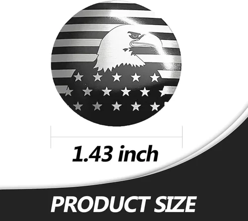 Vista 4 de CONGCONG Para Dodge Ram Chrysler Durango Traveler American - Calcomanía de acero inoxidable para pomo de palanca de cambios compatible con Chrysler