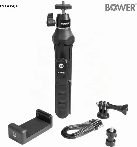 Vista 7 de Bower Multipod 6 en 1 trípode selfie stick con obturador remoto para teléfonos inteligentes