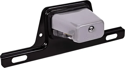 Vista 9 de True Mods - Luz LED negra para placa de matrícula para remolque de barco [montaje de soporte de acero] [DOT FMVSS 108] [SAE L] 12 V CC impermeable