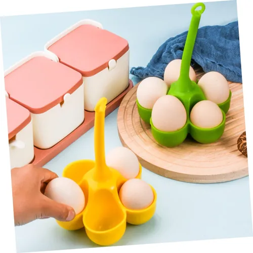 Vista 4 de Bandeja de huevo de silicona, soporte para huevos escalfados, tazas para escalfar huevos, utensilios de cocina de huevos, tazas para escalfar huevos