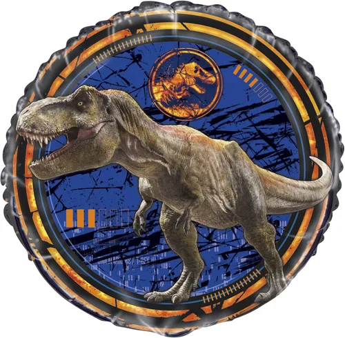 Vista 2 de Jurassic World Fallen Kingdom - Ramo de globos para fiesta de cumpleaños, 10 piezas