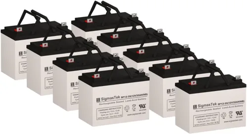 Vista 15 de SigmasTek SP12-35NB, 12V 35AH U1 SLA Batería NB Terminal (1 paquete)