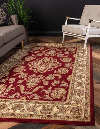 Vista 12 de Unique Loom Colección Voyage Alfombra de Área Tradicional Oriental Clásica de Diseño Intrincado
