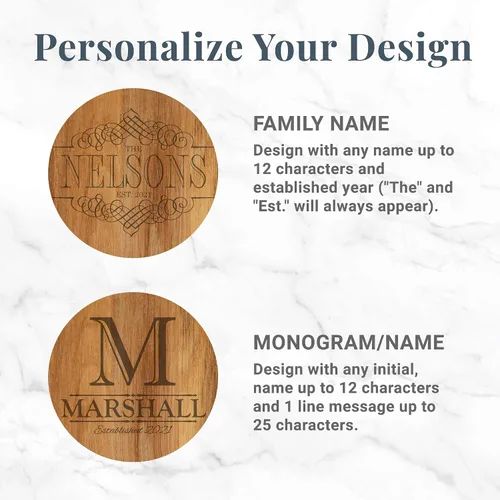 Vista 33 de Let's Make Memories Juego personalizado de 5 piezas de pizarra de inicialmente tuyo – Regalo de inauguración de la casa – Regalo de anfitriona