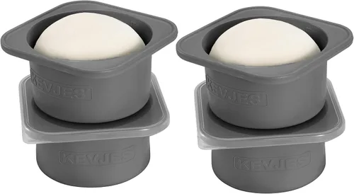 Vista 12 de PLUS-1000ml Caja de prueba de masa de pizza para pizza artesanal DIY, contenedores apilables de grado alimenticio de silicona con tapas. Apto