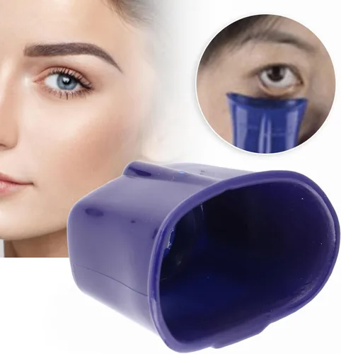 Vista 2 de Dispositivo de asistencia de gotas para los ojos, ayudante de gotas oculares, 1.8 x 1.4 x 1.3 pulgadas con diseño único de agujero con una sola