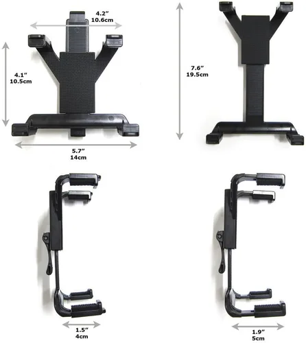 Vista 2 de Ramtech - Soporte para parabrisas de automóvil, camión y tableta, soporte de ventosa con soporte ajustable, compatible con Magellan RoadMate