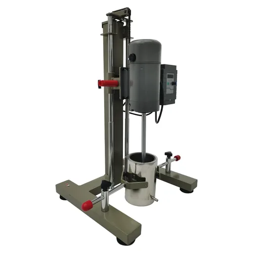 Vista 8 de TECHTONGDA Máquina mezcladora de dispersión de alta velocidad, homogeneizador dispersor mezclador de laboratorio, mezclador agitador eléctrico
