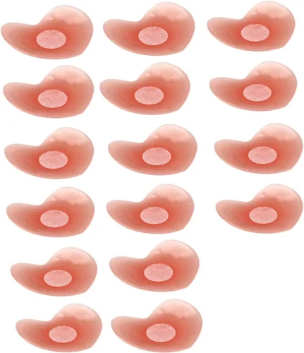 Vista 8 de ICEGIA Fundas para pezones para mujer, impermeables, reutilizables, ultra finas y adhesivas de silicona para pezones, pétalos