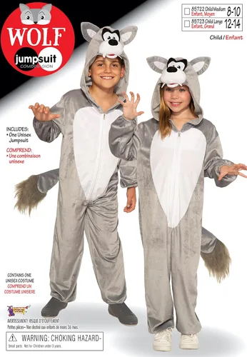 Vista 3 de Forum Novelties Disfraz de lobo para niños, como se muestra, grande