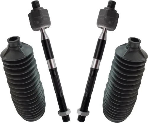 Vista 199 de TRQ Kit de dirección delantera con barra de acoplamiento de fuelle de piñón y cremallera compatible con Toyota Echo 2000-2005