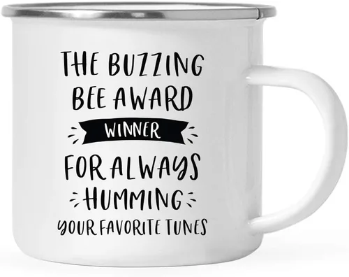 Vista 10 de Andaz Press Taza de café de acero inoxidable de 11 onzas con diseño de fogata, regalo divertido para compañero de trabajo, ganador del premio