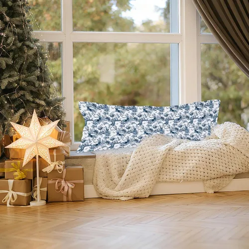 Vista 4 de Funda de almohada de cuerpo de perro Golden Retriever azul y blanco de 20 x 54 pulgadas, regalos de Golden Retriever para mujeres, fundas