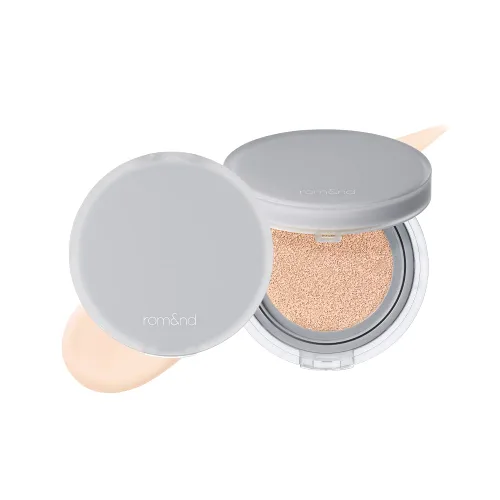 Vista 10 de Rom&nd Nu Zero Cushion (02 Pure 21) - Larga Duración, Alta Cobertura, Acabado Semi Mate, Tez Impecable Sin Apelmazarse, Base de Maquillaje y 02 Puro