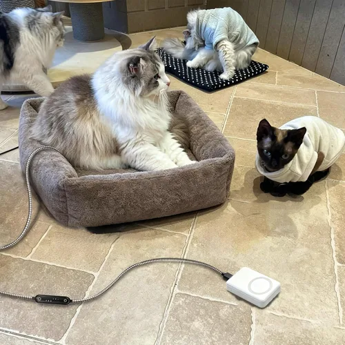 Vista 9 de 5V USB Pet Heating Pad, Dual-Sensor Safety for Cat & Dog, S
