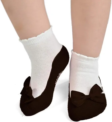 Vista 4 de EPEIUS Calcetines antideslizantes unisex para bebés y niños (juego de 6)