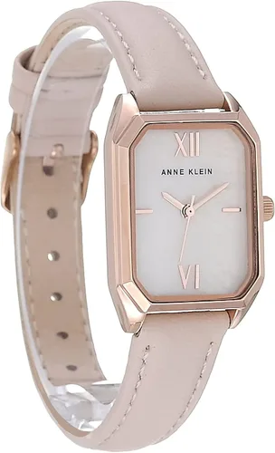 Vista 3 de Anne Klein Reloj con correa de cuero para mujer