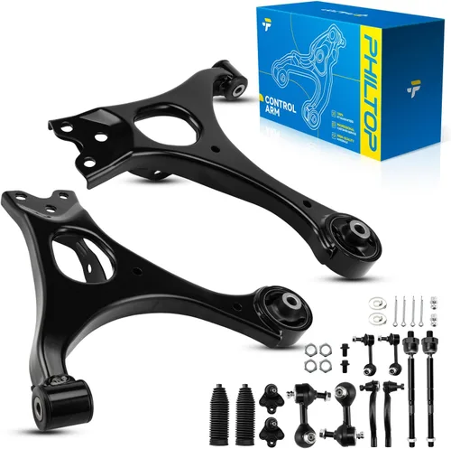 Vista 104 de PHILTOP 6 piezas de brazo de control delantero inferior con barra estabilizadora de rótula para Nissan Rogue 2014-2020 Rogue Sport 2017-2022 Qashqai