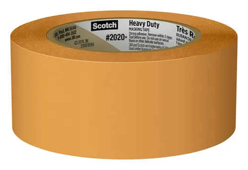 Vista 3 de Scotch Cinta adhesiva resistente para pintores, 6 rollos, 4.77 cm x 54.99 m, para uso en vinilo, alfombra, metal y plástico, cinta adhesiva