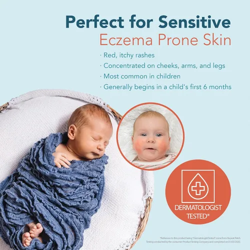 Vista 5 de Crema hidratante Happy Cappy – Crema para bebés con tendencia al eccema, loción para piel seca para bebés, niños pequeños y niños, formulada por