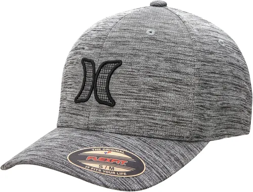 Vista 36 de Hurley Gorras para hombre - One & Only Flexfit Textures Cap - Sombreros ajustados para hombre, S-XL