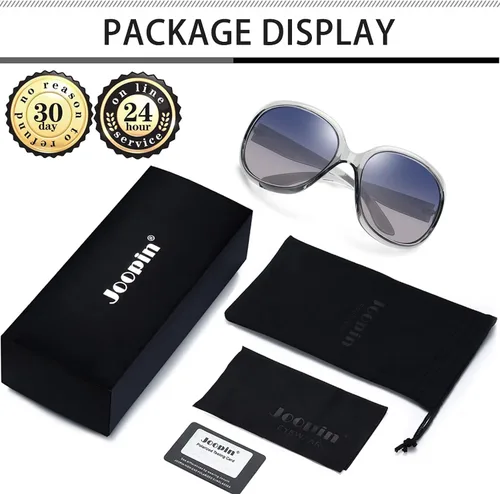 Vista 42 de Joopin Lentes de sol de gran tamaño para mujer, polarizados, grandes, para conducción, protección UV, grandes sombras