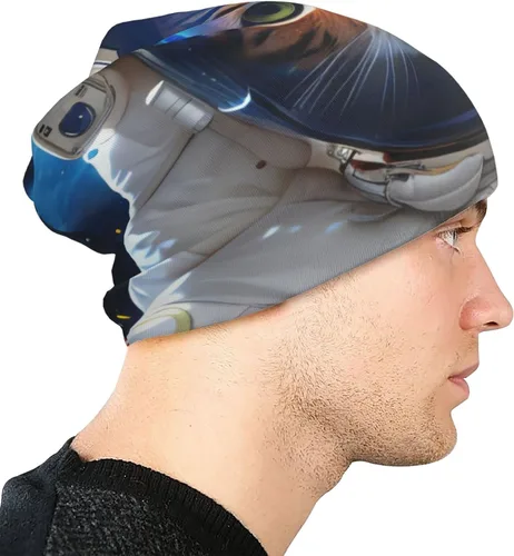 Vista 6 de Gorro de calavera, pasamontañas, medio pasamontañas, gorro de invierno de punto suave para mujeres y hombres