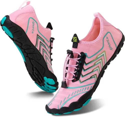 Vista 3 de Zapatos de agua para hombres y mujeres, calcetines acuáticos de secado rápido para exteriores, atléticos, para kayak, canotaje, senderismo, surf