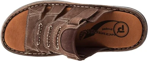 Vista 5 de Propet Jace Slide Sandalias para hombre, color café