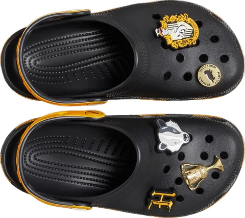 Vista 6 de Crocs Zuecos clásicos de Harry Potter para hombre Hufflepuff/Amarillo Multi