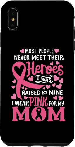 Vista 11 de Breast Cancer Awareness Wear Pink for My Mom Support Kids Case for iPhone 17