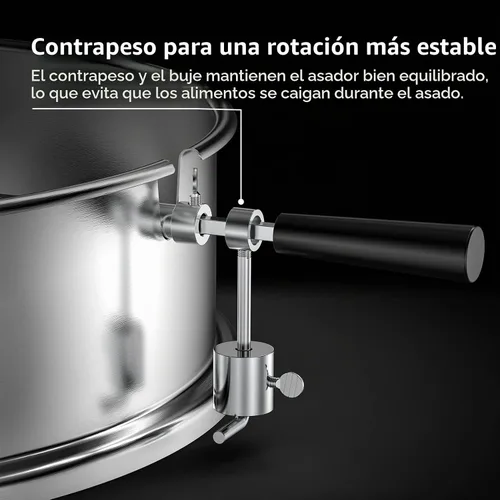 Vista 2 de Kit de anillo de asador Onlyfire de acero inoxidable para parrillas Weber de 22" y otras parrillas de tamaño similar