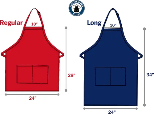 Vista 2 de Grill Master Custom Apron With Pockets Embroidered BBQ Apron For Men