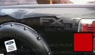 Vista 5 de FX4 Offroad Calcomanías para Ford F150 Negro (2009,2010,2011) - CB [Juego de 2]
