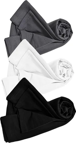 Vista 115 de Natural Uniforms Camiseta Under Scrub para mujer, cuello redondo, manga larga, paquete de 3, paquete múltiple de 3