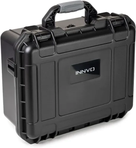 Vista 4 de INNVO - Funda rígida para DJI Air 3S / Air 3, IP67, caja protectora impermeable PP Hardshell Storage Box, Fits RC 2 / RC-N3, Holds 6 Batteries, 2