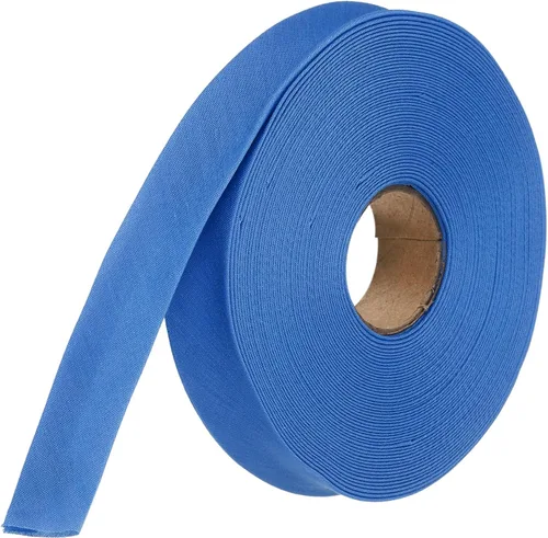 Vista 120 de MECCANIXITY Cinta al bies de doble pliegue de 1 pulgada, cinta al bies de poliéster continua a granel para coser, costura, acolchado, dobladillo