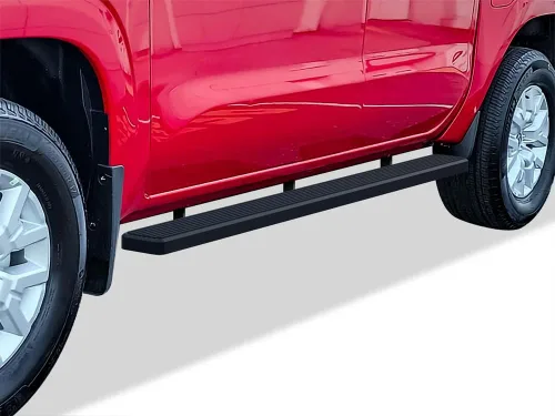 Vista 13 de iBoard Barras laterales para Nissan Frontier Crew Pickup de 4 puertas, Negro