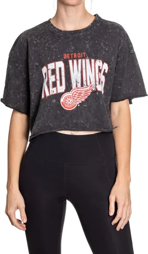 Vista 9 de Calhoun NHL Surf & Skate Camiseta de mujer de corte amplio con hombros caídos y lavado ácido