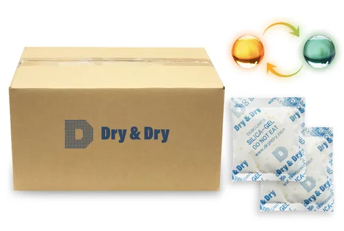 Vista 12 de Dry & Dry - Paquetes de gel de sílice naranja indicador de 1 gramo, deshumidificadores desecantes, paquetes de gel de sílice seguros para alimentos