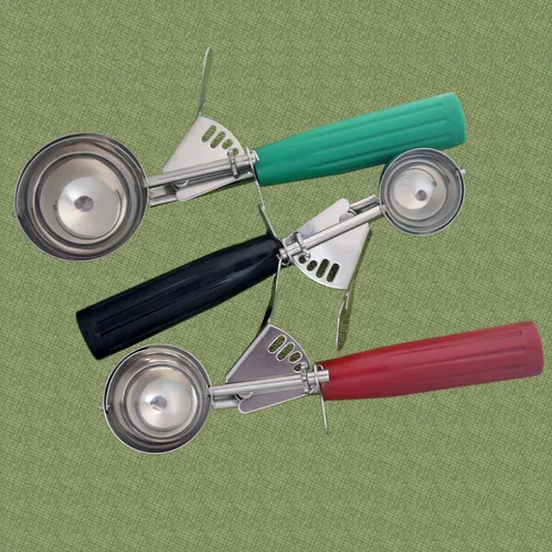 Vista 8 de Juego de cucharas para galletas Saebye, juego de cucharas para helado, cucharas para galletas para hornear, medidor de tamaño múltiple
