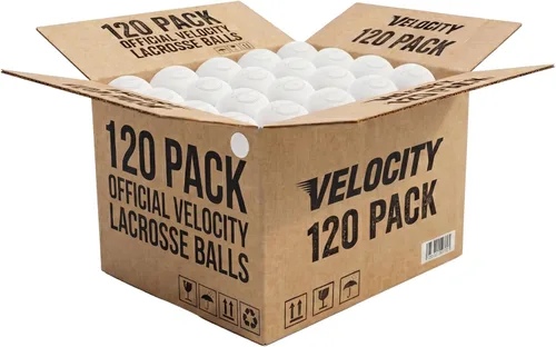 Vista 101 de Pelotas de lacrosse Velocity - 1, 2, 3, 6, 12, 18, 24, 36, 60 y 120 paquetes - para práctica, tamaño oficial aprobado por la NFHS y la universidad