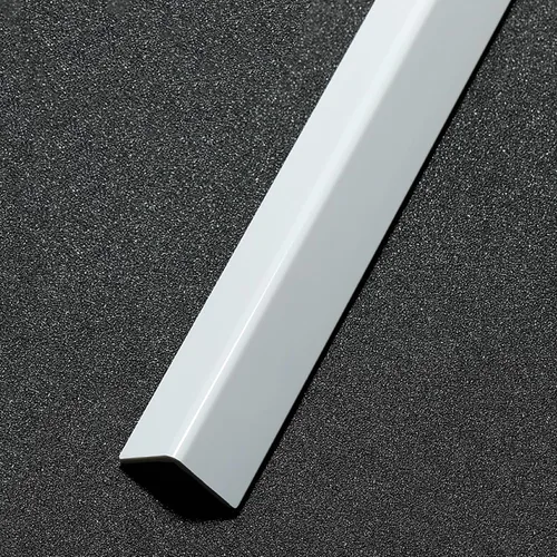 Vista 11 de Protector de esquina de pared negro, 4 piezas, longitud 35.4 pulgadas, ancho 0.79 pulgadas, protector de esquina de metal autoadhesivo para moldura