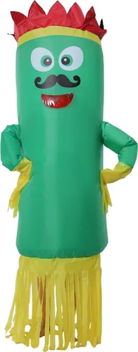 Vista 4 de NBSAIRMO Inflatable Tube Man Costume, Air Dancers Suit for Men, Tube Guy for Women, Blow up Halloween Costumes