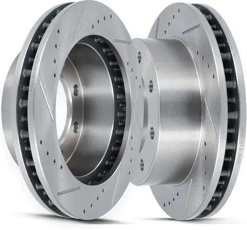 Vista 11 de SCITOO Rotores de freno trasero para Honda para CR-V 2002-2004 Frenos de disco perforados y ranurados Rotores de reemplazo: 31304