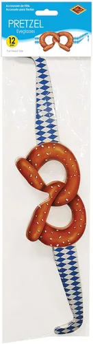 Vista 5 de Beistle Pretzel Eyeglasses Party Accessory (1 Count) (12pkg)