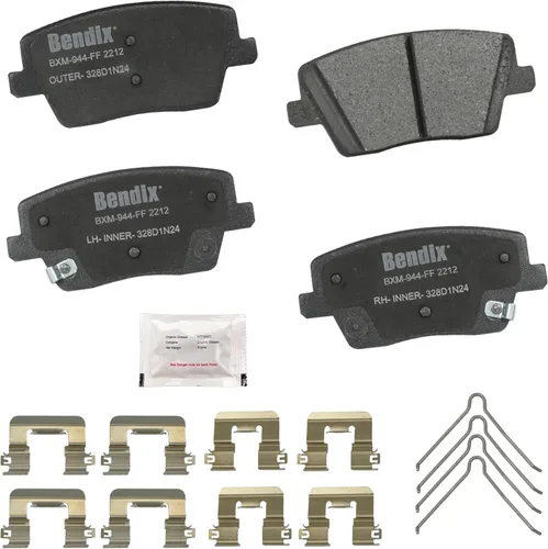 Vista 290 de Bendix Pastillas de freno traseras de cerámica Priority1 CFC1020 para Cadillac CTS 2007-2006, SRX 2009-2004, STS 2010-2006