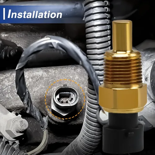 Vista 7 de Sensor de temperatura del refrigerante, sensor de temperatura del agua ECT, sensor de temperatura compatible con Buick Regal Lucerne Lacrosse