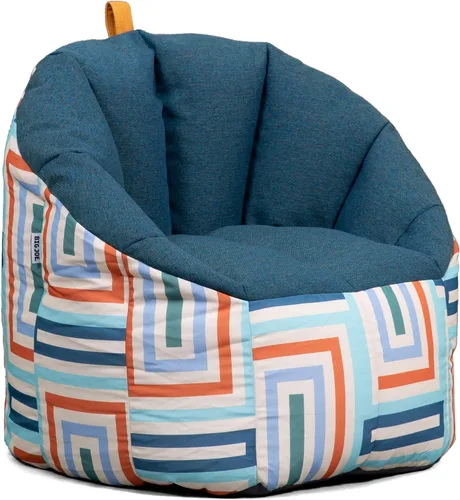 Vista 16 de Big Joe Milano - Silla de Puf con Cuero Montana Negro Vibe