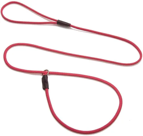 Vista 5 de Mendota Pet Correa antideslizante para exhibición de perros, fabricada en los Estados Unidos, color negro, 1/8 pulgadas x 54 pulgadas, para razas